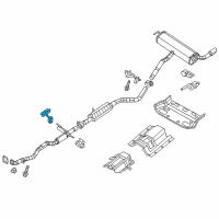 OEM Jeep Bracket-Exhaust Diagram - 5147278AC