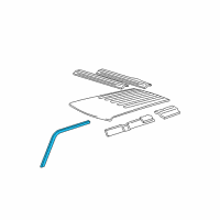 OEM 1997 Oldsmobile Bravada Drip Weatherstrip Diagram - 15113130