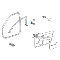 OEM 2001 Lexus LS430 Switch Assy, Door Control Diagram - 84930-0E011