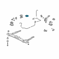 OEM Acura Bracket, Side Engine Mounting Diagram - 50824-S0X-A00