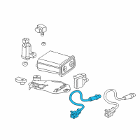 OEM 2006 Chevrolet SSR Front Oxygen Sensor Diagram - 12604913