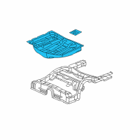 OEM Chrysler Pan-Rear Floor Diagram - 4780793AK