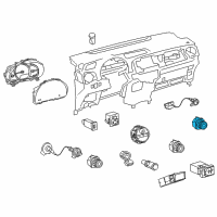 OEM Scion xB Dash Control Unit Diagram - 55903-52690