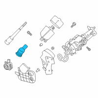 OEM Infiniti Shaft Assy-Steering Column, Lower Diagram - 48822-5NF0B