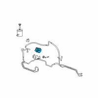 OEM Hyundai Sonata Pump Assembly-Power Steering Oil Diagram - 57100-38100