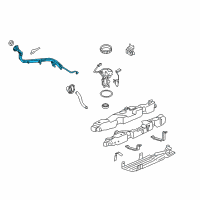 OEM Mercury Filler Tube Diagram - AL2Z-9034-B