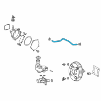 OEM 2020 Toyota Camry Vacuum Hose Diagram - 44773-33180