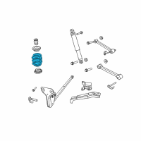 OEM 2009 Dodge Nitro Rear Coil Spring Diagram - 52109893AE