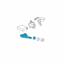 OEM 2013 Honda Pilot Sensor, Tpms 40 Deg Diagram - 42753-SZA-A13