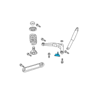 OEM 1999 Jeep Grand Cherokee BALLJOINT-Upper Control Arm Diagram - 52088808AB