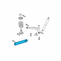 OEM 2002 Jeep Grand Cherokee Lower Control Arm Diagram - 52088355AD