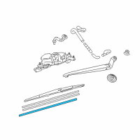 OEM 2015 Toyota Sienna Blade Assembly Refill Diagram - 85214-0E050