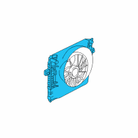 OEM 2003 Jeep Grand Cherokee Fan-Radiator Cooling Diagram - 52079860AE