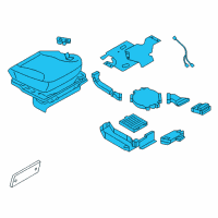 OEM Infiniti M45 Cushion Assy-Front Seat Diagram - 87300-CS015