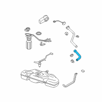 OEM Oldsmobile Alero Hose-Fuel Tank Filler Diagram - 22630005