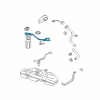 OEM 2002 Oldsmobile Alero Harness Asm-Fuel Sender Wiring Diagram - 22693514