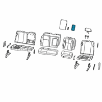 OEM 2020 Ram 2500 CUPHOLDER-Console Diagram - 1NN45TX7AC