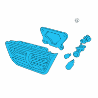 OEM 2020 Kia Optima Lamp Assembly-Rear Combination Diagram - 92403D5000