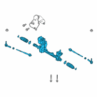 OEM 2014 Ford Special Service Police Sedan Gear Assembly Diagram - EG1Z-3504-L