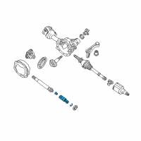 OEM 2001 Ford Explorer Sport Inner Shaft Diagram - 1L2Z-3219-AA