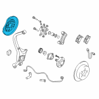 OEM 1999 Dodge Avenger Brake Backing Diagram - MB950207