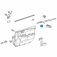 OEM 2016 Toyota Camry Mirror Switch Diagram - 84872-02200