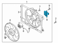 OEM Hyundai Ioniq Fan Controller Diagram - 25385-G2000
