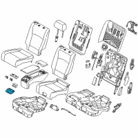 OEM BMW 550i GT Drink Holder Diagram - 52-20-7-269-493