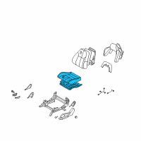 OEM 2008 Nissan 350Z Cushion Assy-Front Seat Diagram - 87350-CD070