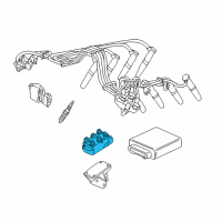 OEM 2003 Ford E-150 Coil Diagram - 5F2Z-12029-AD