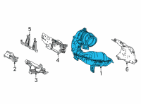 OEM 2022 Lexus NX350 CONVERTER ASSY, W/CA Diagram - 17400-25030