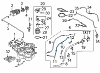 OEM Hyundai Fuel Hose Diagram - 31046P0800