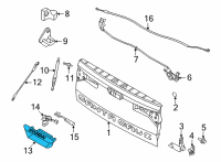 OEM 2022 Hyundai Santa Cruz SWITCH ASSY-TAIL GATE Diagram - 81821-K5000