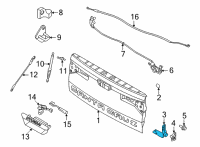 OEM Hyundai HINGE ASSY-TAIL GATE, RH Diagram - 72920-K5000