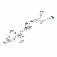 OEM 2011 Acura ZDX Finisher, Exhaust L) Diagram - 18320-SZN-A01