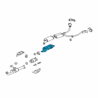 OEM Acura ZDX Plate A, Floor Ht/Baf Diagram - 74601-SZN-A00