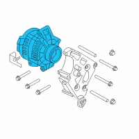 OEM 2010 Ford F-350 Super Duty Alternator Diagram - 7C3Z-10346-EA