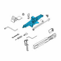 OEM 2005 BMW X3 Articulated Car Jack, Steel Diagram - 71-10-3-403-150