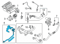 OEM 2022 Hyundai Elantra Purge Control Valve Assembly Diagram - 29015-03HA0