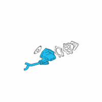 OEM Chevrolet Malibu Cover Asm-Water Pump Diagram - 24575938