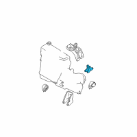 OEM Ford Focus Transmission Mount Bracket Diagram - 9T1Z-6E042-A