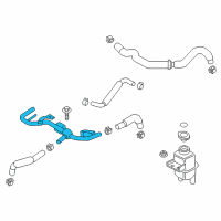 OEM 2019 Infiniti Q60 Tube Assembly Water Outlet Diagram - 21512-5CA5A