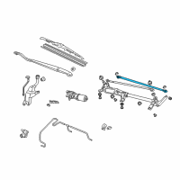 OEM 2006 Honda Odyssey Rod Unit B Diagram - 76550-SHJ-A01