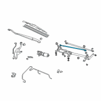 OEM 2006 Honda Odyssey Rod Unit A Diagram - 76540-SHJ-A01