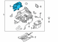 OEM 2021 Hyundai Elantra JUNCTION BLOCK ASSY Diagram - 91958-BY000