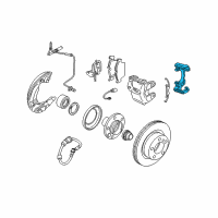 OEM 2010 BMW 328i xDrive Calliper Carrier Diagram - 34-11-6-778-147