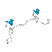 OEM 2015 Ram ProMaster City Bracket-STABILIZER Bar Diagram - 68263150AA