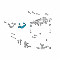 OEM 2015 Buick LaCrosse Rear Upper Suspension Control Arm Assembly Diagram - 84178160