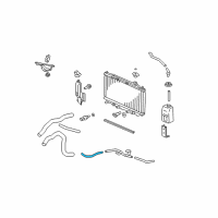 OEM 2014 Acura TSX Hose (210MM) (ATF) (Toukai) Diagram - 25213-RGA-003