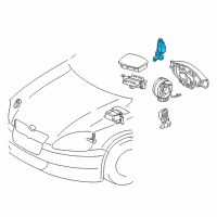 OEM 2001 Toyota Echo Side Sensor Diagram - 89860-0W030